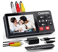 Convertitore da VHS a digitale, Registratore Video VHS Digital Recorder con Remote, Converte le Registrazioni da VHS, VCR, DVR, DVD, Hi8, Mini DV, Videocamera in Digitale