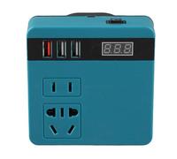Convertitore DC-AC per elettroutensili Convertitore batteria per auto portatile con display di tensione Carica rapida intelligente Convertitore DC-AC 18-21V per lavori all'aperto
