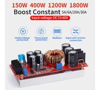Convertitore DC DC 1200/1800W 40A Boost nel DC10-60V Out modulo di alimentazione Step-up 12-83/90V modulo Step-Up di protezione da sovracorrente