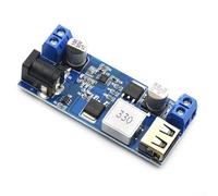Convertitore DC-DC Step Down da 24 V/12 V a 5 V 5 A 25 W Modulo di alimentazione con porta di ricarica USB, ampio ingresso di tensione 9-36 V, rettifica sincrona,