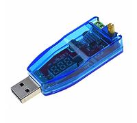 Convertitore DC-DC USB Regolabile Buck Boost Alimentazione Modulo Regolatore di Tensione 5V to1V 3.3V 9V 12V 24V Rosso e Verde Display Luce (verde)