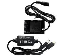 HQRP Usb-C Dc Convertitore per Canon EOS Digital SLR Camera ACK-E6, LP-E6