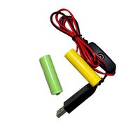 Convertitore Del Cavo Di Alimentazione Energetico, Adattatore Di Batterie False, Adattatore A Batteria Fissa Con Interruttori On/off - Cavo Di Caricamento Della Batteria Falsa