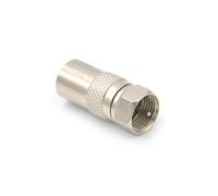 Convertitore del connettore dell'adattatore della spina maschio di tipo F da 2 pezzi a presa coassiale femmina durevole in lega di zinco for connettore coassiale DVR for TV satellitare