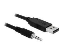 Convertitore DeLOCK - convertitore - spina USB 2.0 seriale-TTL (M) - jack da 35 mm - 18 m (33 V) (83114) NEW