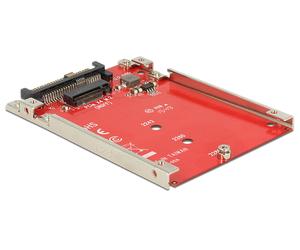 Convertitore Delock U.2 SFF-8639 > M.2 Key M PCIe con 2,5 7 mm - Nouvo