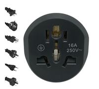 Convertitore Di Adattatore Presa Della Germania - Adattatore Da Viaggio Europeo Tedesco, Inciso AD | Da Viaggio, È Progettato per Scivolare Facilmente Nella Valigia ODe Viaggio per