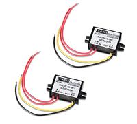 Convertitore di Alimentazione AC-DC AC 12V (10-28V) a DC 12V, 2 Pezzi Convertitore Buck, Convertitore a Tensione Ridotta Buck Regolatore per Schermo Auto Pompa Acqua(2A)