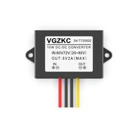 Convertitore di alimentazione CC da 48V60V72V a 5V 1A 3A 5A 8A 10A 15A 20A 25A DC Convertitore di alimentazione 20-85V a 5V Display LED automobilistico Alimentatore speciale (60V 72V a 5V 2A S4)