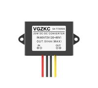 Convertitore di alimentazione CC da 48V60V72V a 5V 1A 3A 5A 8A 10A 15A 20A 25A DC convertitore di alimentazione 20-85V a 5V Display LED automobilistico Alimentatore speciale (60V 72V a 5V 4A S4)