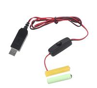 Convertitore di alimentazione USB Boost Eliminatore Batteria Sostituire 2pcs 1.5V LR03 AAA Connect per LED Luce Telecomando