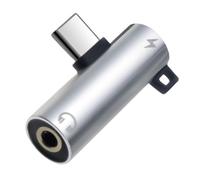 Convertitore di cuffie di tipo C: adattatore audio USB, jack per cuffie cablato, accessorio audio compatto | Soluzione di ricarica e ascolto per telefoni, tablet, viaggi, ufficio, desp