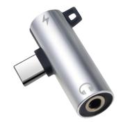 Convertitore di cuffie di tipo C, adattatore per cuffie, convertitore audio, adattatore per cuffie, convertitore di tipo C, portatile, comodo convertitore di auricolari per la ricarica e la