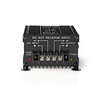 Convertitore di energia - Auto Alimentata - 24 V DC - 12 V DC - 120 W - Screw Terminal - Dotato di un fusibile - Nero