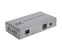 Convertitore di Estrattore 4K 60HZ Convertitore di Uscita/SPDIF/3.5MM HD con Convertitore a 1 Punto 2 + Splitter Adattatore Video per Laptop, Computer, Cuffie, TV, ECC.