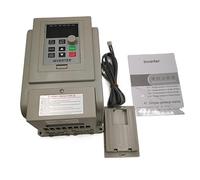 Convertitore di Frequenza, Convertitore di frequenza inverter VFD 1.5KW/2.2KW/4KW ingresso monofase e regolatore di velocità del motore in uscita 3-220(4KW White AT1)
