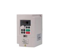 Convertitore di Frequenza, Inverter H100 VFD Frequenza 1,5KW/2,2KW 220 110 Convertitore inverter vettoriale Regolatore velocità motore 0-1000Hz Ingresso 1PH Uscita 3PH(1.5kw)