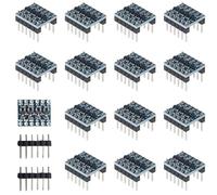 Convertitore di Livello Logico a 4 Canali,Convertitore di Livello Logico Bidirezionale,15pcs Logica Livello Convertitore,Modulo Convertitore Bidirezionale 5 V 3 V,Level Converter Bi-Directional Module