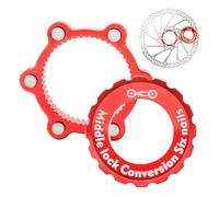 Convertitore Di Montaggio Centrale Premium - Convertitore Rotore Della Bicicletta Centerlock | Kit Adattatore Rotore A 6 Bulloni Compatibile | Con Attrezzature Da Ciclismo, Biciclette Fuori Strada