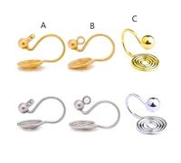 Convertitore di Orecchini a Clip da 10 Pezzi con orecchino Fai-da-Te ad Anello Aperto Facilmente trasforma Qualsiasi Borchie o Trafitto in Risultati di Gioielli con Clip Practical Treatment