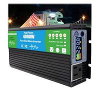 Convertitore di Potenza a Onda sinusoidale Pura da 72 V a 110 V, 4000 W, convertitore da CC 12 V a 120 V e 230 V CA, Inverter per Auto a Fase Divisa per casa, Camper, Camion,60V TO 120V
