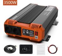 Convertitore di potenza per accessori auto con display LCD da 12 V 24 V a 220 V 240 V a onda sinusoidale pura per campeggio domestico e camper