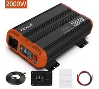 Convertitore di potenza per accessori auto con display LCD da 12 V 24 V a 220 V 240 V a onda sinusoidale pura per campeggio domestico e camper