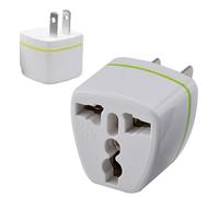 Convertitore di presa,Adattatore di presa da viaggio internazionale 50/60 Hz nel Regno Unito 110-250 V - Adattatore da viaggio singolo robusto, adattatore di presa portatile americano Europa per la