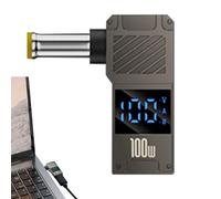 Convertitore di presa jack maschio da tipo C a DC, adattatore di ricarica dal laptop al laptop | Connettore di ricarica da maschio a maschio DC - PD 100W Digital Panta