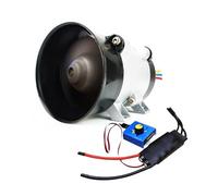 Convertitore di Pressione per Auto, turbina, Potenza, turbocompressore, Motore trifase Senza spazzole, Senza Hall, con Controller del Driver del compressore DC12V 50A, valvola solenoide Turbo