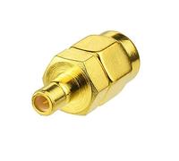 Convertitore di prova del connettore dell'adattatore coassiale RF dritto da 2 pezzi da SMA a SMB maschio e femmina(SMAJ-SMBJ)