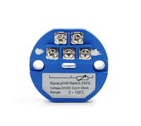 Convertitore di resistenza termica PT100 a 4-20mA, ingresso e uscita RTD, trasmettitore di temperatura, 1 pezzo(0-350degree 4-20MA)
