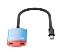 Convertitore di schermo USB C - Adattatore audio e video 4,2 x 3,4 x 1,2 cm Risoluzione 8K Dispositivo di uscita dello schermo Plug Play Connessione multiporta Monitor Proiezione Strumento di entret