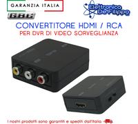 Convertitore Di Segnale da HDMI ad AV RCA DIGITALE / ANALOGICO AUDIO VIDEO