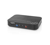 Convertitore di segnale Nedis VCON6420AT 4K USB-C HDMI 3 porte Antracite