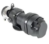 Convertitore di tensione 7P 12V a 15P 24V | Adattatore per Rimorchio 7P/12V ISO1724 a Veicolo 15P/24V ISO12098 | Connessione sicura e resistente
