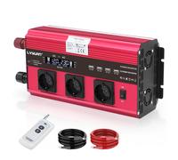 Convertitore di tensione a doppio ingresso adatto per 12 V e 24 V - AC220 V Potenza di picco 3000 W 6000 W Inversor per lavoro/cannamento/viaggi all'aperto