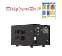 Convertitore di tensione da 3000 W AC 220 V a 110 V Convertitore inverter Convertitore step down USB Convertitore di tensione Trasformatore di sicurezza Voltage Converter
