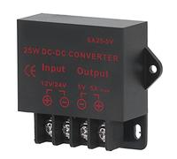 Convertitore di Tensione DC 12V 24V a 5V 5A Modulo Trasformatore Regolatore Riduttore di Alimentazione Accessori Professionali