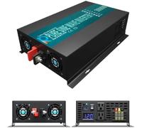 Convertitore di tensione di alimentazione del generatore di pannelli solari da 3000 W con inverter a onda sinusoidale pura da 12 V/24 V/48 V CC a 100/110/120 V/220 V/230/240 V CA