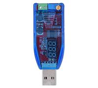 Convertitore di tensione di boost USB Modulo di alimentazione Regola per la ricarica Blu trasparente
