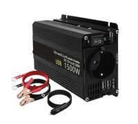 Convertitore di tensione, Inverter for auto 500W-2600W Potenza di picco DC12V-AC 50Hz Trasformatore di tensione Inversore(1500W black)
