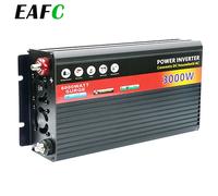 Convertitore di tensione inverter per auto inverter da 12 V/24 V CC a CA 220 V 2000 W/3000 W con caricatore per auto USB per auto domestica