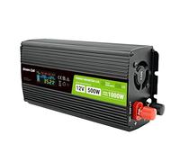 Convertitore di tensione LCD Green Cell 500 W/1000 W da 12 V a 230 V Convertitore di tensione sinusoidale pura PowerInverter Convertitore CA CC di corrente Caricatore per auto per roulotte