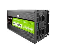 Green Cell Przetwornica napicia PowerInverter LCD 48 V 5000W/10000W samochodowa z wywietlaczem - czysty sinus 10 kVA Nero [INVGC48P5000LCD]