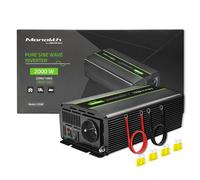 Convertitore di tensione Qoltec Monolith | 1000W | 2000W | da 24V a 230V | Sinus