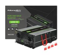 Convertitore di tensione Qoltec Monolith | 2000W | 4000W | da 24V a 230V | Sinus