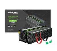 Convertitore di tensione Qoltec Monolith | 600W | 1200W | da 24V a 230V | Sinuso