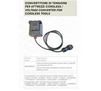 CONVERTITORE DI TENSIONE VOLPI ORIGINALE PER BATTERIA A ZAINO DA UTENSILI 21,6 V