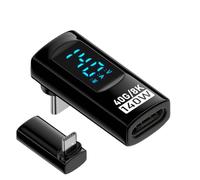 Convertitore di tipo C - Hub tester da 40 Gbps, modulo di ricarica angolato | Extender USB portatile, porta di trasferimento compatta, ingranaggio di connessione universale per docking per laptop o co